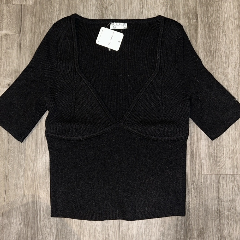 Free people Teagan Swit Short sleeve sweater shirts - Picture 3 of 11